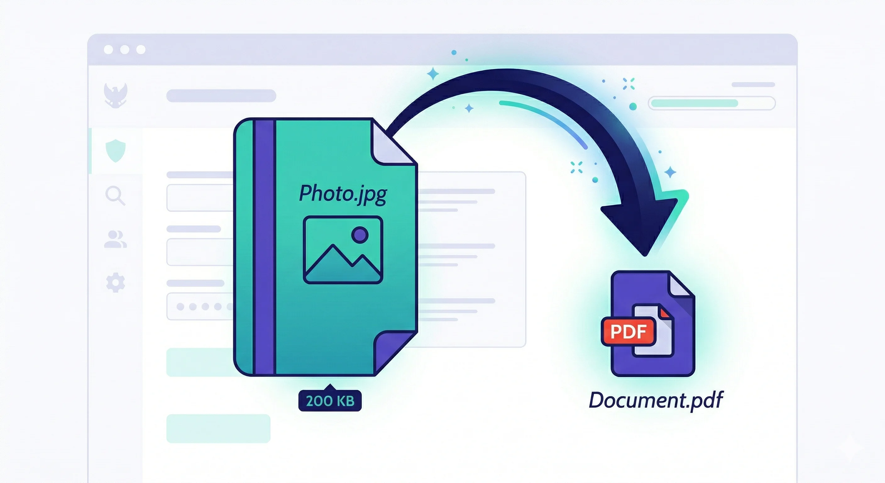 How to convert JPG to PDF free under 200kb